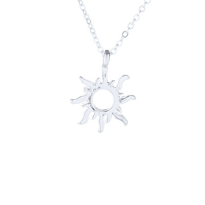 

Fashion Jewelry Silver Color Forever Summer Sun Chocker Necklace Pendant For Women Girl