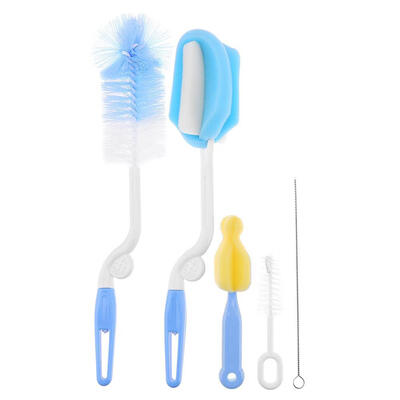 

543pcs Baby Bottle Brushes Set Sponge Nipple Pacifier Milk Feeder Cleaner
