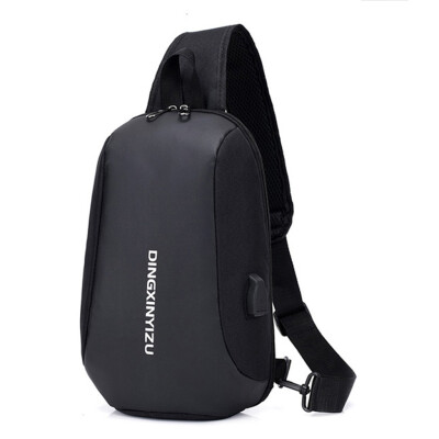 

Tailored 2019 New Mens USB Charging Shoulder Bag Waterproof Sports Bag