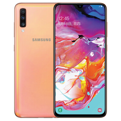

Samsung Galaxy A70 8GB128GB Coral Orange SM-A7050 4G smart phone screen fingerprint unlock all Netcom game camera mobile phone
