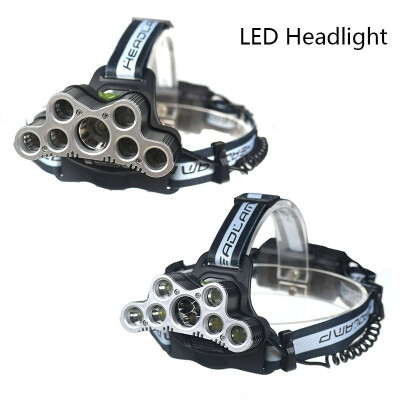 

4500050000 LM 7X9X XM- T6 LED Rechargeable Headlamp Headlight Travel Head Torch