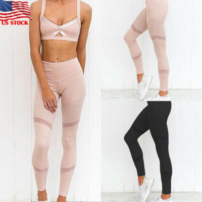 

Women Sport Pants High Waist Yoga Fitness Leggings Running Gym Scrunch Trousers