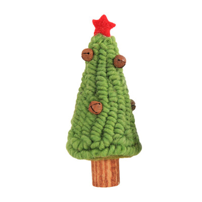 

Toponeto Wool Felt Christmas Tree Xmas Tree Hanging Ornaments Christmas Home Decors