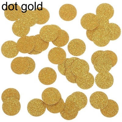 

100Pcs 3cm Dots Heart Star Paper Confetti DIY Wedding Party Table Glitter Decor