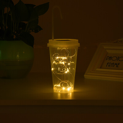 

Gobestart Solar Powered 15 LED String Light Fairy Lid Bottle Cap Lamps Decor