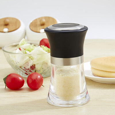 

100ml Stainless Steel Powder Dredger Shaker Edged Spice Bottle Seasoning Jar