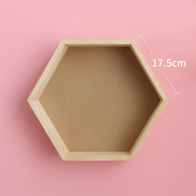 

Creative Modern Shelf Home Decor Children Room Hexagon Wall-mounted Home&Living