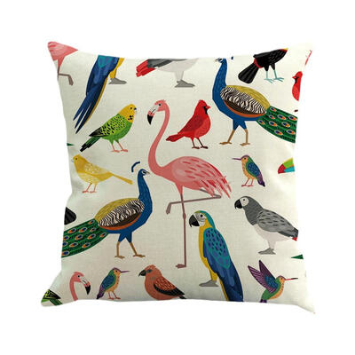 

Linen Animal Print Moisture Absorption Breathable Pillowcase Cushion Cover