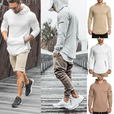 

Mens Warm Hoodie Hooded Sweatshirt Coat Jacket Outwear Jumper Winter Sweater