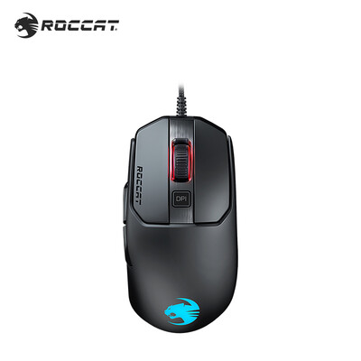 

German Ice Leopard ROCCAT Magic Kone AIMO Aimo RGBA Lighting Effect Gaming Mouse White Jedi Survival Mouse Eating Chicken Mouse