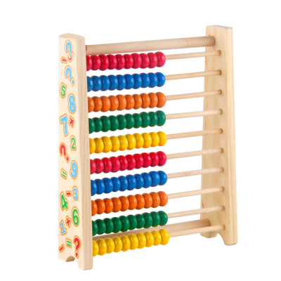 

Tailored Wooden Toy Developmental Toy Brightly-Colored Wooden 100 Beads for Kids Math