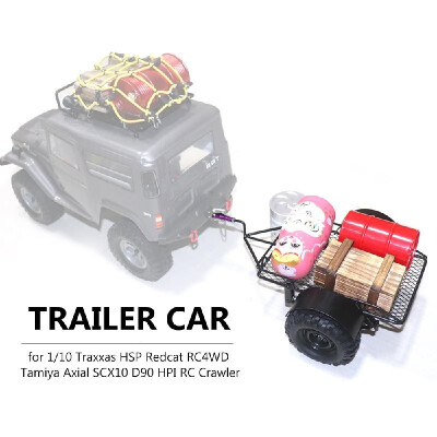 

Trailer Car Hopper Trail for 110 Traxxas HSP Redcat RC4WD Tamiya Axial SCX10 D90 HPI RC Crawler Car DIY