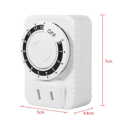 

Electric Timer Socket1Pc 12 Hour Electrical Mechanical Time Wall Plug Switch Digital Countdown Timer Socket HotTimer Plug