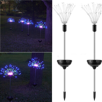 

Gobestart 150LED Solar power garden light Christmas Lights Outdoor fireworks LED Lawn Lamp