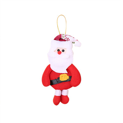 

Tailored Christmas Ornaments Gift Santa Claus Snowman Tree Toy Doll Hang Decorations