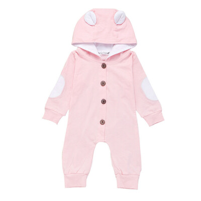 

Newborn Baby Boy Girl Cute Hoodies Clothes Romper Jumpsuit Bodysuit Outfits