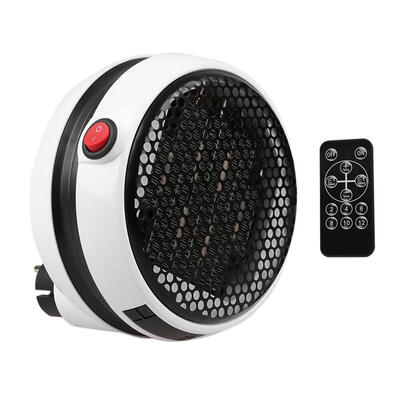 

900W Mini Electric Fan Heater Wall Handy Timing Stove Radiator Home Warmer