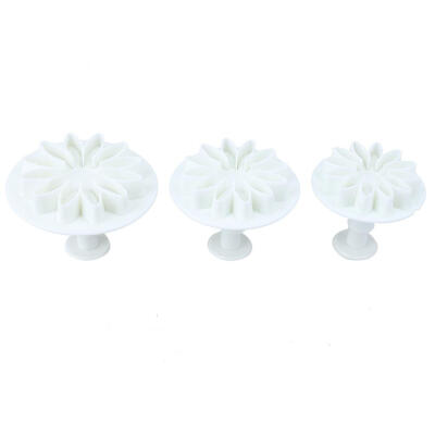 

3pcs Sunflower Pattern Cutter Mold Sugarcraft Fondant Cake Decorating Tools