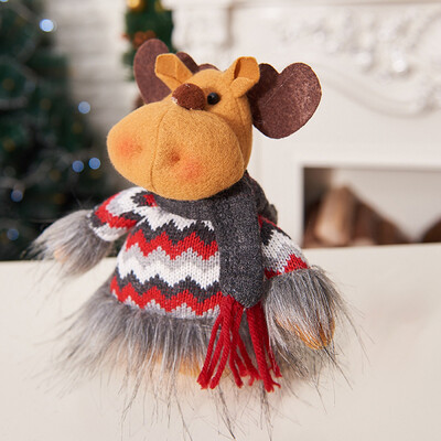 

〖Follure〗Handmade Santa Cloth Doll Birthday Present For Home Christmas Holiday Decoration