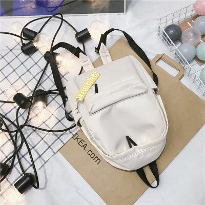 

Korean version of the old school backpack girls insfeng BF canvas campus backpack tides