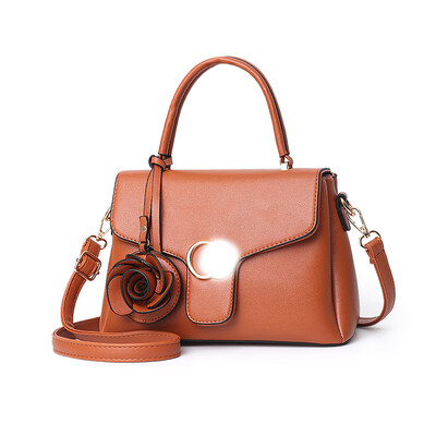 

Ladies bag 2019 spring new handbag flower fashion handbag simple shoulder diagonal package