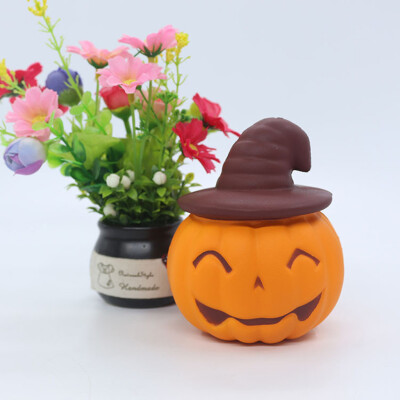 

Siaonvr Halloween Magic Cap Pumpkin Slow Rising Collection Stress Reliever Toys