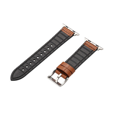 

〖Follure〗Leather TPU Wristband Band Strap Bracelet For Apple Watch Series 4 44mm