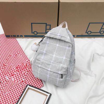 

FemaleLarge-capacity School Bag Student Mori Canvas Backpack Small Fresh Bag
