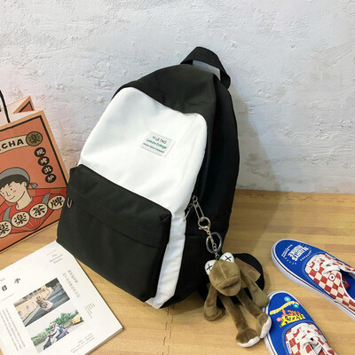 

Insfeng schoolbag female Korean version high school backpack Japanese junior high school students Da Panya shoulder Baosen Departm