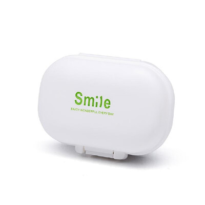 

Portable 4 Grids Pill Box Drug Tablet Medicine Storage Holder Splitter Case Storage Organizer Container Case