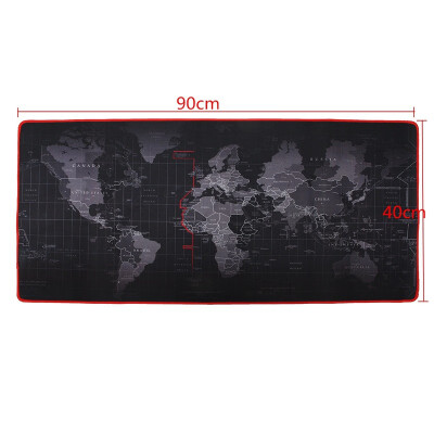 

World Map Mouse Pad Large Pad Keyboard Pad Waterproof Office Mouse Mat