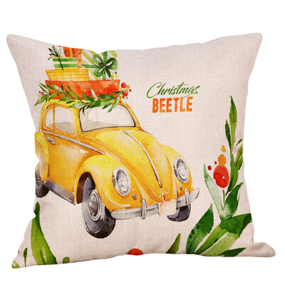 

Siaonvr Christmas Throw Pillow Cover Pillowcases Decorative Sofa Cushion Cover