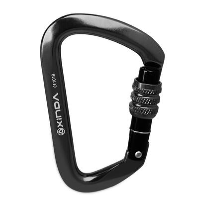

28KN D Shape Safety Master Lock Carabiner Outdoor Rock Climbing Buckle