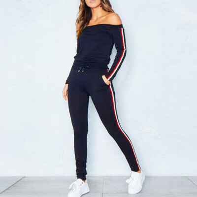 

Roseonmyhand Womens Tracksuit Sweatshirt Top Pants Sets Sport Wear Casual Suit