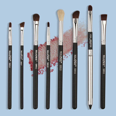 

〖Follure〗8 Pcs Wood Makeup Brush EyeShadow Brush Cosmetics Blending Brush Tool