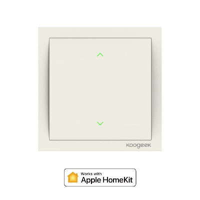 

Koogeek Wi-Fi Enabled Smart Light Dimmer 220240V Works with Apple HomeKit Support Siri Remote Control One-gang One-way Single Pol