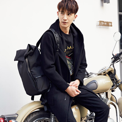 

BEI NA CHUAN Coat Mens Hooded Coat Korean Trend Windbreaker 9955