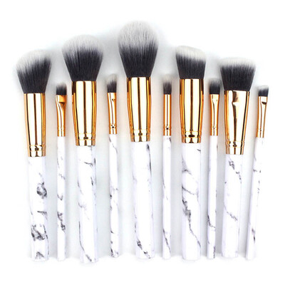 

Toponeto 10Pcs Professional Cosmetic Makeup Brush Set Eyeshadow Foundation Blush Brushes