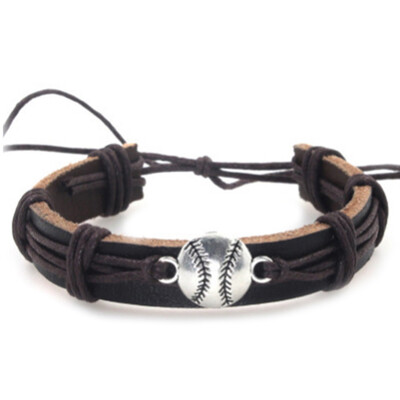

New Style Best Selling Leisure Fashion Men&39s Hand-woven Leather Bracelet