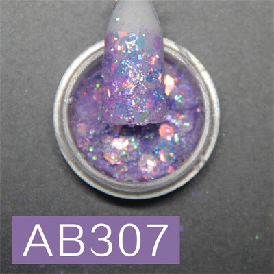 

Toponeto Shiny Nail Art Tips Stickers Acrylic 3D Glitter Sequins Manicure DIY Extension
