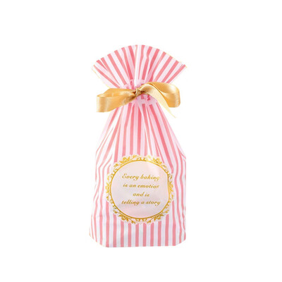 

50Pcs New Christmas Sacks Candy Biscuit Drawstring Wrap Present Gift Storage Bag