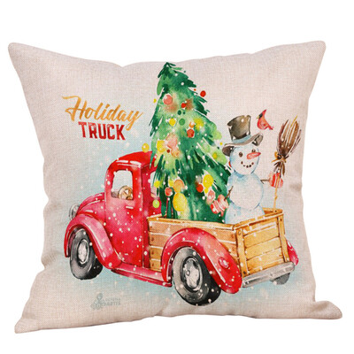 

Tailored Christmas Throw Pillow Cover Pillowcases Decorative Sofa Cushion Cover