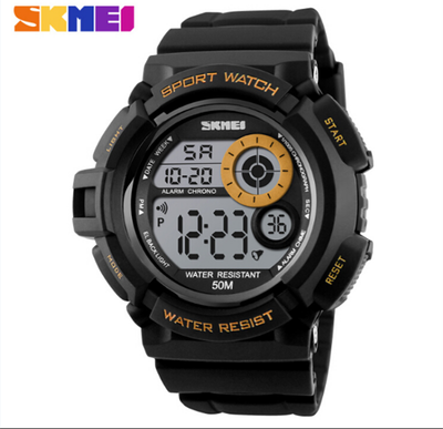 

SKMEI Mens Waterproof Sport Army Alarm Date Analog Digital Black Wrist Watch