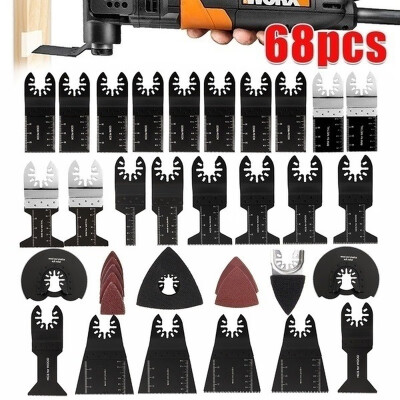 

38PCS68PCS for Fein Multimaster Dewalt Makita Bosch Oscillating Saw Blades Multimaster Rotary Tool Bit Saw Blades