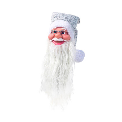 

Tailored Cute Santa Claus Red Wine Bottle Mouth Decoration Christmas Ornament Home Decor