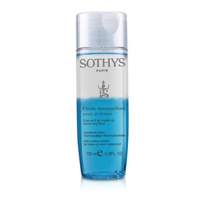 

SOTHYS - Eye And Lip Make Up Removing Fluid With Mallow Extract - For All Make Up Even Waterproof 100ml338oz