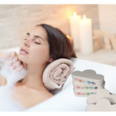 

〖Follure〗Cloud Bath Bomb Rainbow Cloud Floating Bath Bath Bomb Oil Bath Bombs Bulk