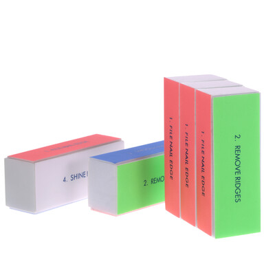 

5pcs Nail Art Files Nail Buffer Block Polishing Tool Manicure File Professional Nail Shiner Nail Salon Tool