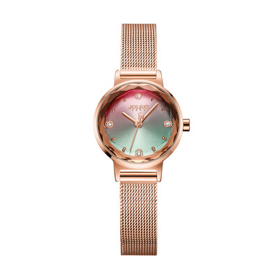 

Watch womens steel belt small fashion tide ins wind temperament simple waterproof new quartz watch