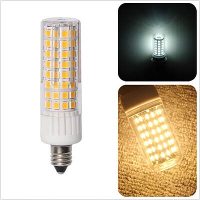 

〖Follure〗2Pcs E11 RY100X 75W 100 LEDS 2835 Chip SMD Corn Light Bulb Lamp With Cover